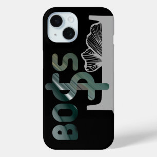 BOSS iPhone Cases Trend Abstract Black White Green