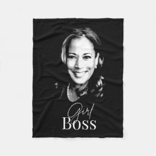 Boss Kamala Harris For Liberal Democrats 1 Fleece Blanket