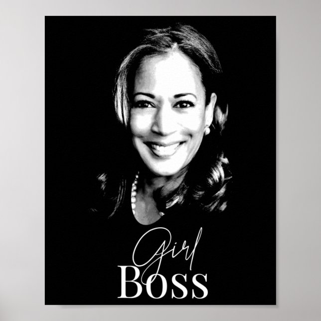 Boss Kamala Harris For Liberal Democrats 1  Poster (Front)