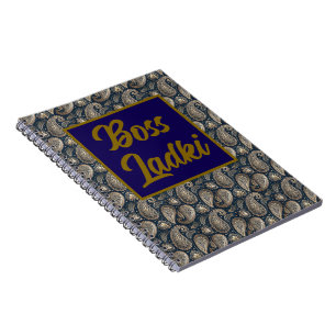 Boss Ladki South Asian Boss Girl Notebook