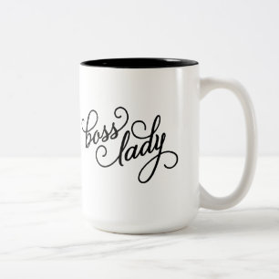 Boss Lady 15oz Two Toned Mug