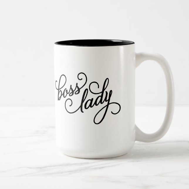 Boss Lady 15oz Two Toned Mug (Right)