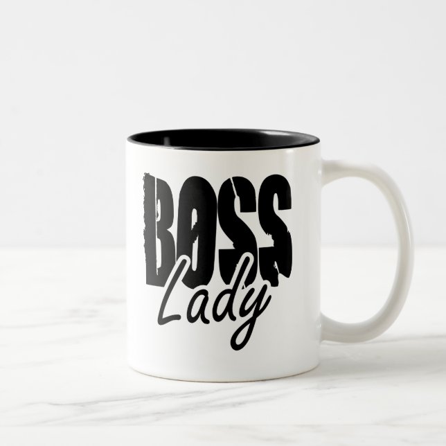 Boss Lady $17.95 Two Toned Coffee Mug (Right)
