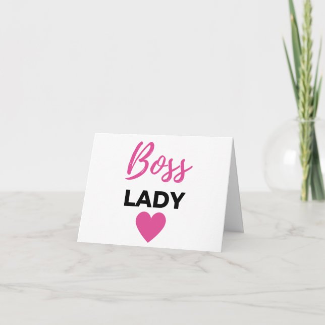 Boss Lady 2 Card (Front)