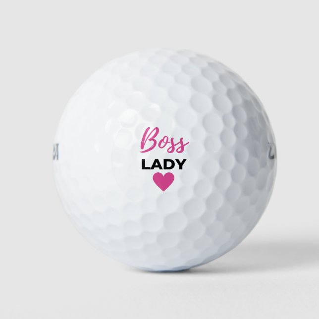 Boss Lady 2 Golf Balls (Front)