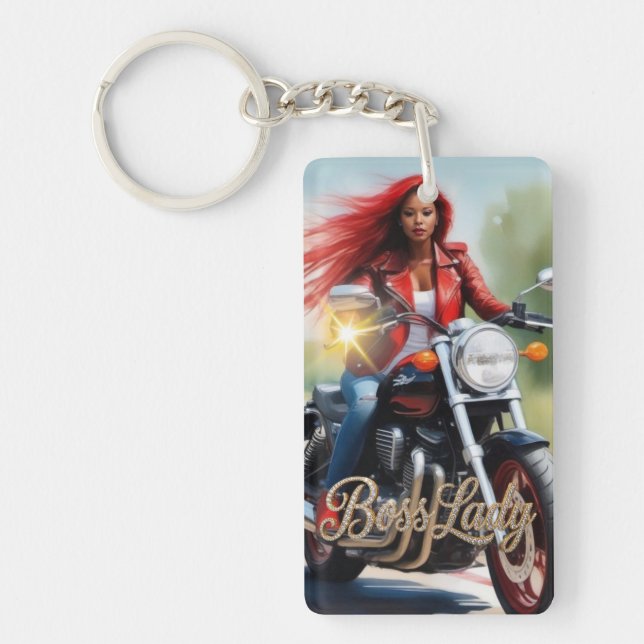 Boss Lady Acrylic Keychain (Front)