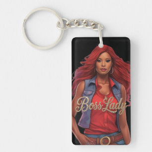 Boss Lady Acrylic Keychain
