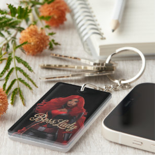 Boss Lady Acrylic Keychain