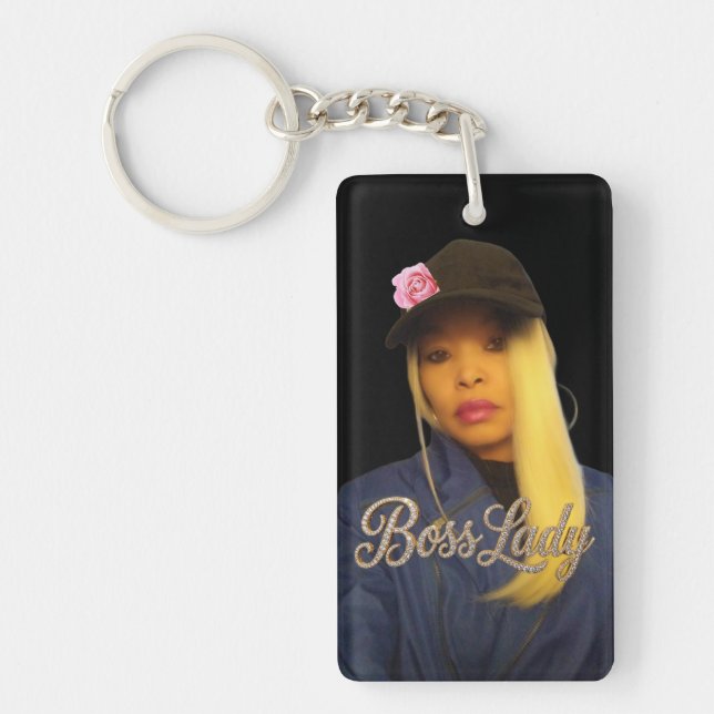 Boss Lady Acrylic Keychain (Front)