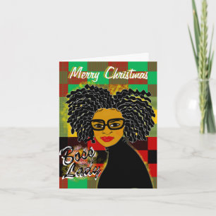 Boss Lady African American Christmas Cards