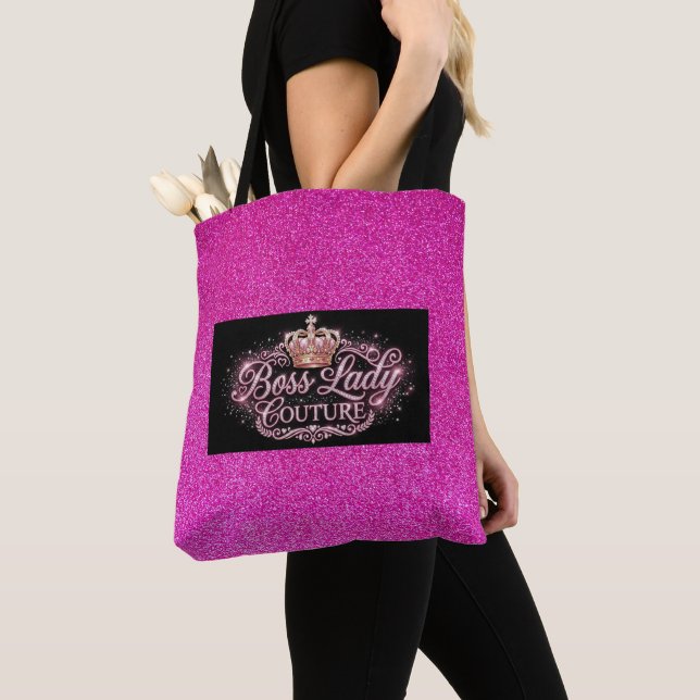 Boss Lady All-Over-Print Tote Bag (Close Up)