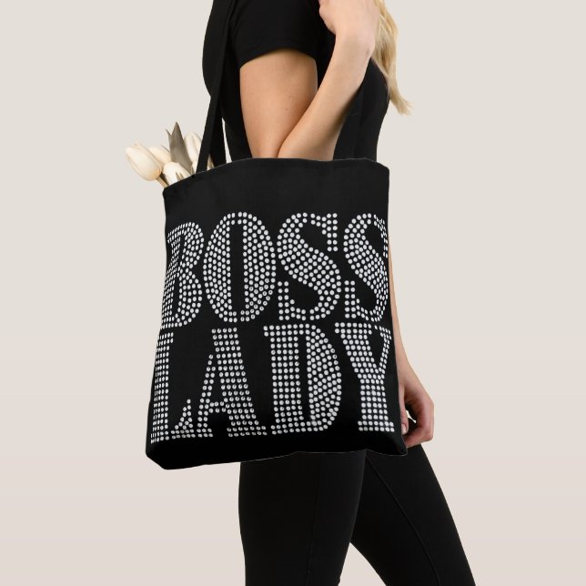Boss Lady All-Over-Print Tote Bag (Close Up)