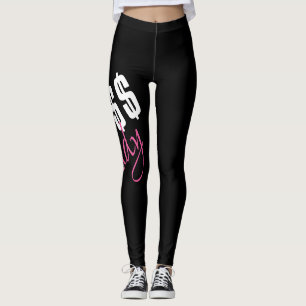 "Boss Lady" black leggings