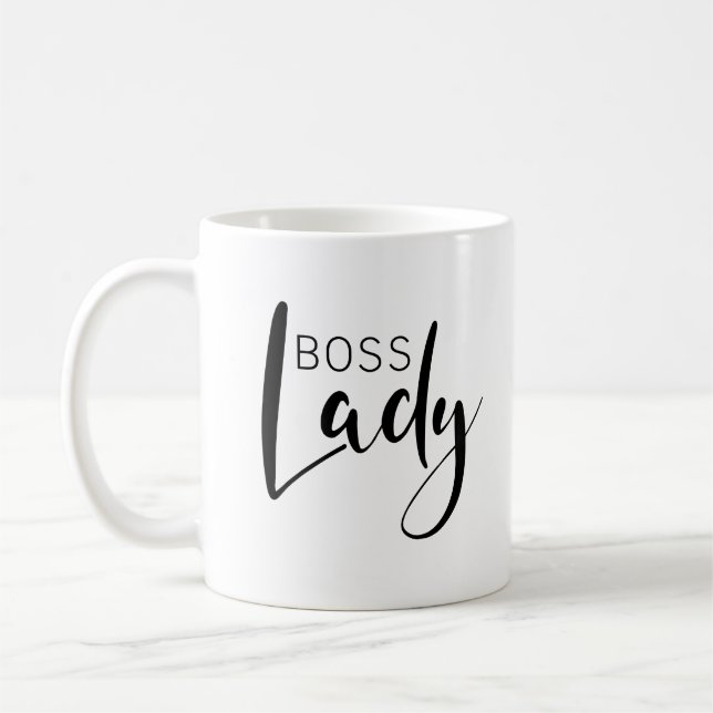 Boss Lady Business Owner Coffee Mug (Left)