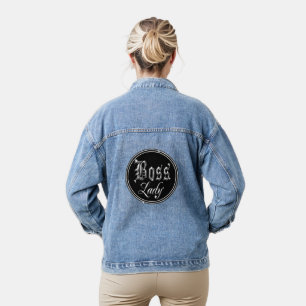 Boss Lady Classic Logo Denim Jacket
