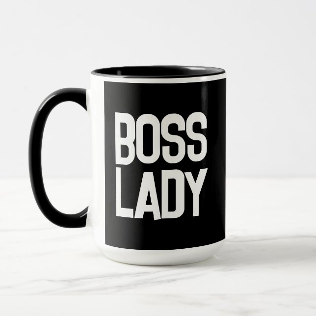 BOSS LADY COFFEE MUG (Left)