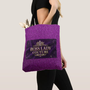Boss Lady Couture All-Over-Print Tote Bag