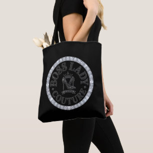 Boss Lady Couture All-Over-Print Tote Bag