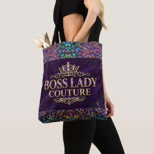 Boss Lady Couture All-Over-Print Tote Bag