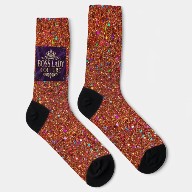 Boss Lady Couture Crew Socks (Right)