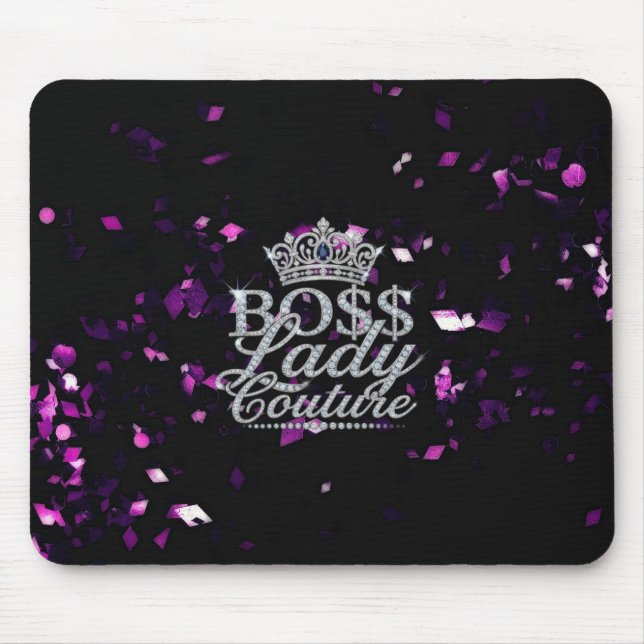 Boss Lady Couture Mousepad (Front)