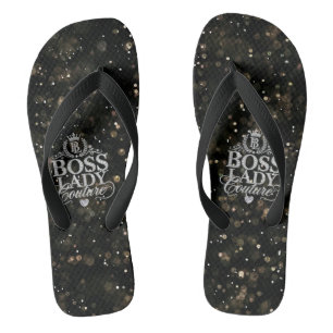 Boss Lady Couture Pair of Flip Flops