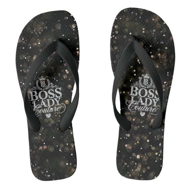 Boss Lady Couture Pair of Flip Flops (Footbed)