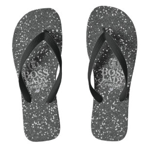Boss Lady Couture Pair of Flip Flops