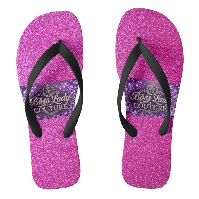 Boss Lady Couture Pair of Flip Flops (Footbed)
