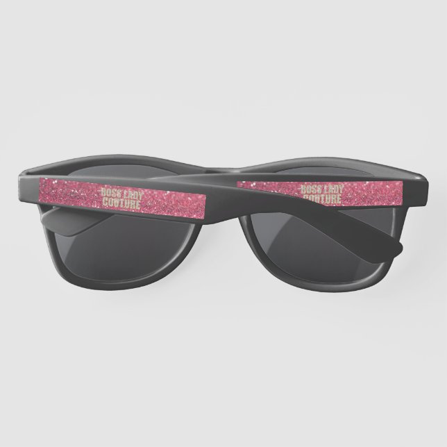Boss Lady Couture Plastic Sunglasses (Back)