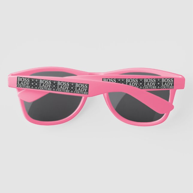 Boss Lady Couture Plastic Sunglasses (Back)