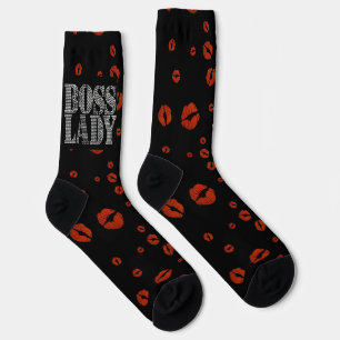 Boss Lady Crew Socks