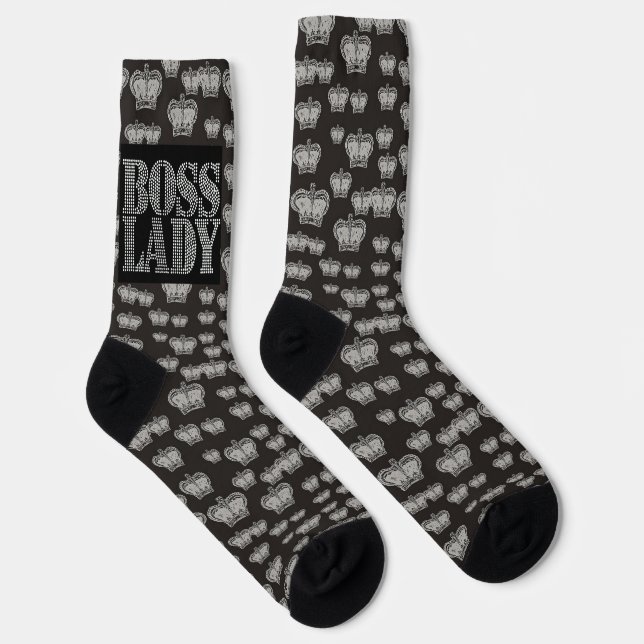 Boss Lady Crew Socks (Right)