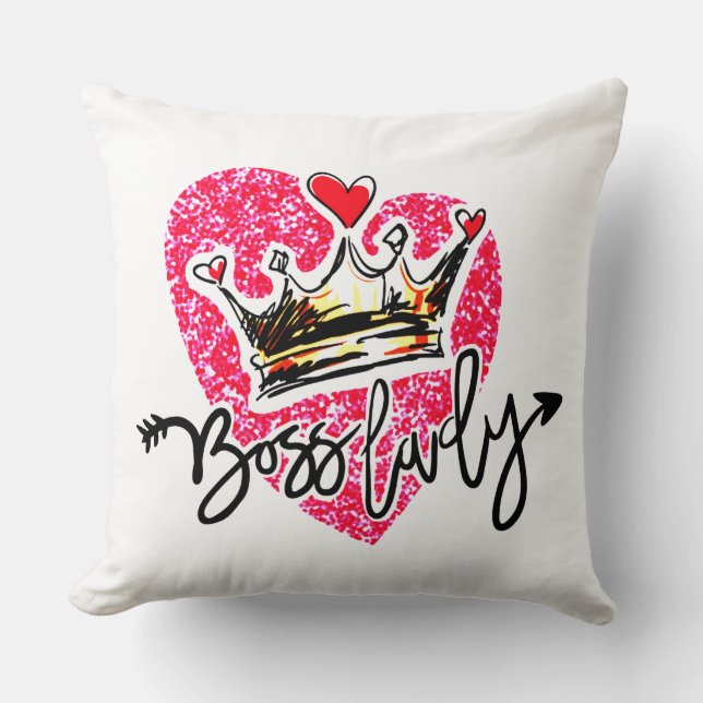 Boss Lady Cushion (Front)
