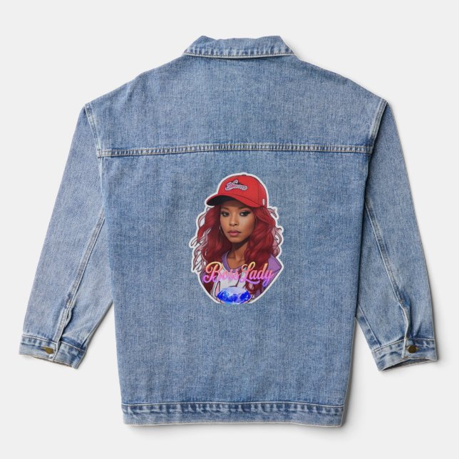 Boss Lady Denim Jacket (Back)