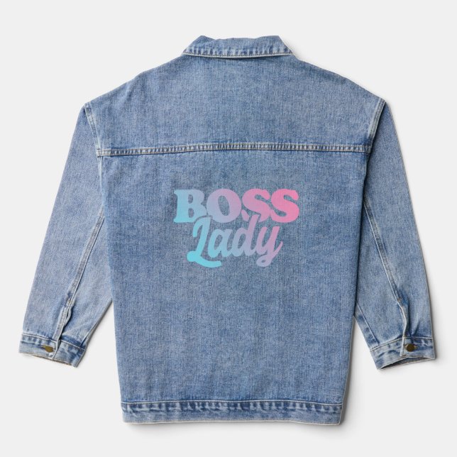 boss lady denim jacket (Back)