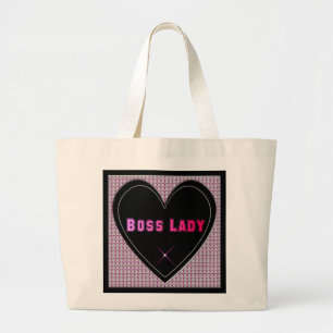 Boss Lady Diamonds Large Tote Bag