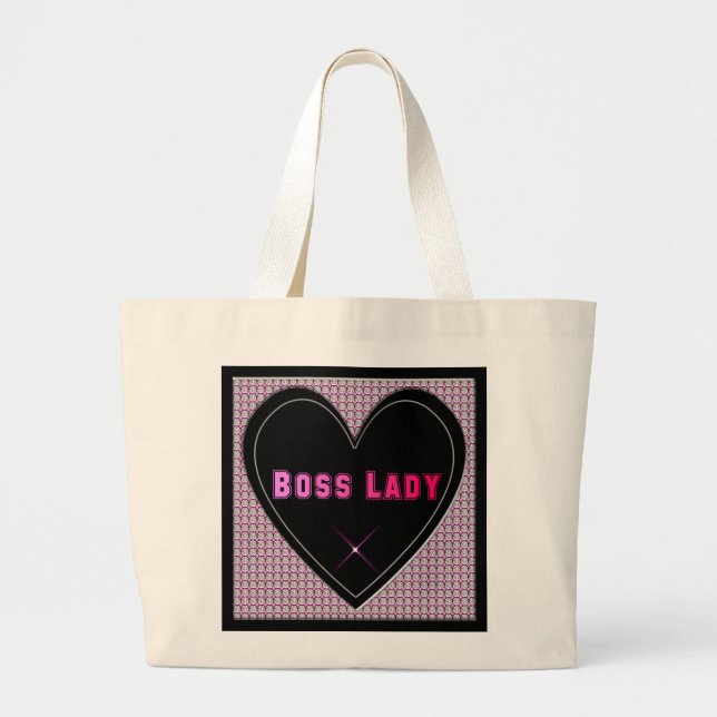 Boss Lady Diamonds Large Tote Bag (Front)