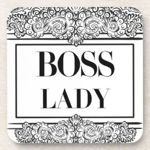 Boss Lady – Elegant Empowerment Coaster