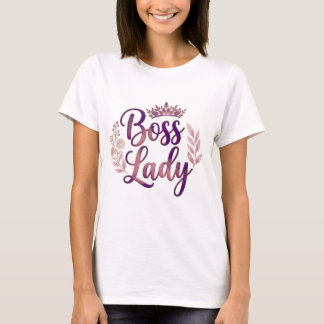 Boss Lady Floral T-Shirt