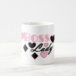 Boss Lady Hearts Mug