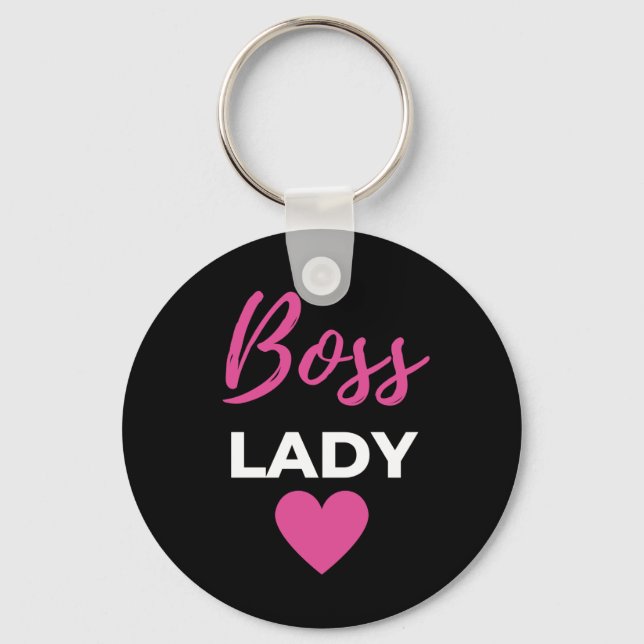 Boss Lady Key Ring (Front)