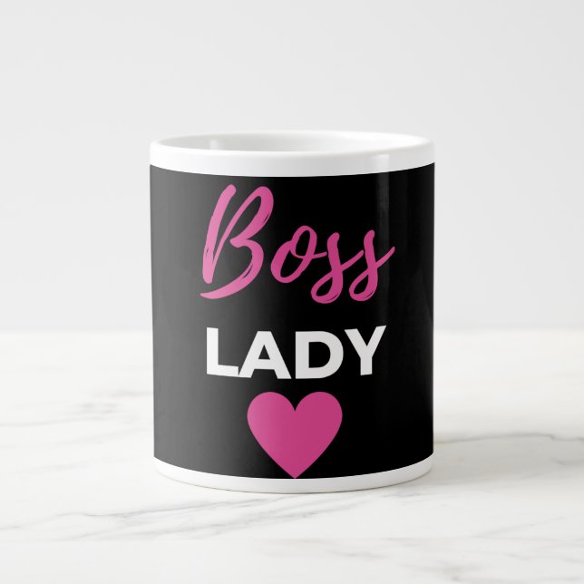 Boss Lady Large Coffee Mug (Front)