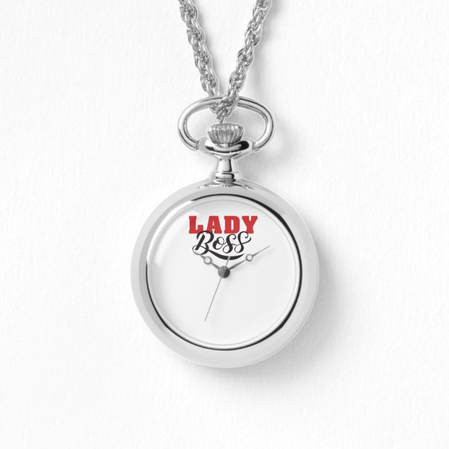 Boss Lady Mindset – Powerful Women Quote Design Watch (Front)