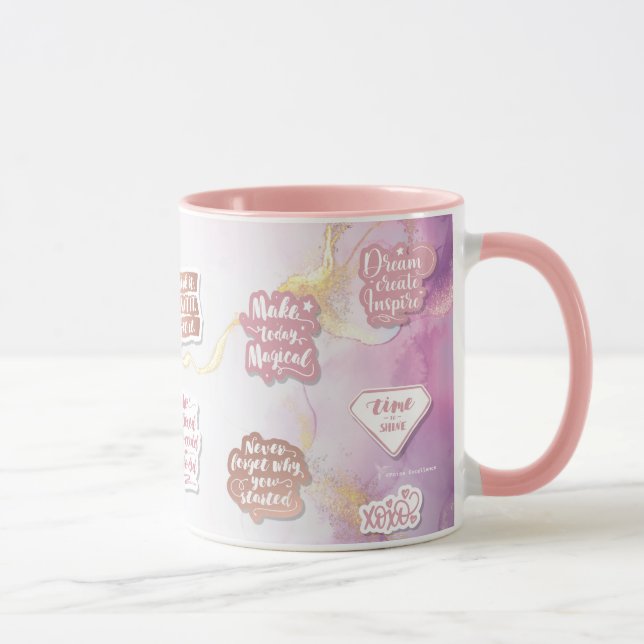 Boss lady Motivational, achievement and success Mug (Right)