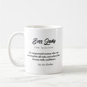 Boss Lady Mug – Empowered Woman Gift, Confidence