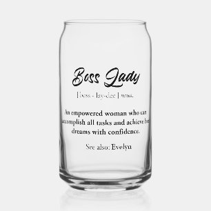 Boss Lady Mug – Empowered Woman Gift, Confidence Can Glass
