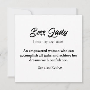 Boss Lady Mug – Empowered Woman Gift, Confidence  Invitation