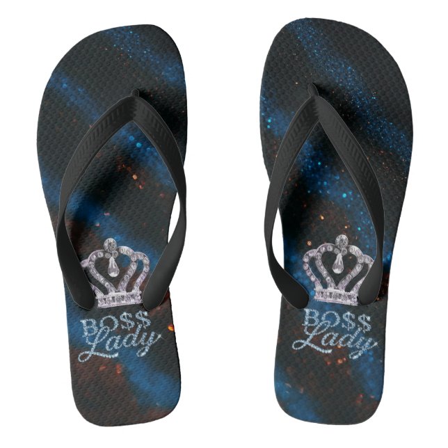 Boss Lady Pair of Flip Flops (Footbed)