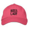 Boss Lady Personalised Adjustable Hat